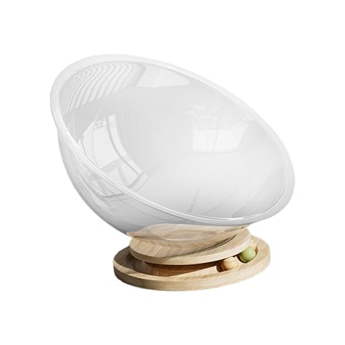 MagiDeal Katzenbett in Raumkapselform, transparent, Aktivitätszentrum für Katzen, stabil, für alle Jahreszeiten, Hängematte, Haustierzubehör für Katzen, XL MagiDeal Katzenbett in Raumkapselform, transparent, Aktivitätszentrum für Katzen, stabil, für alle Jahreszeiten, Hängematte, Haustierzubehör für Katzen, XL von MagiDeal