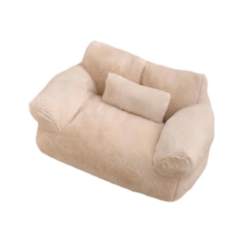 MagiDeal Katzencouch, Haustierbett, tragbar, waschbar, modisch, rutschfest, für Hauskatzen, Plüsch, Hunde-/Katzen-/Haustiercouch für Welpen, kleine Hunde, Weiß MagiDeal Katzencouch, Haustierbett, tragbar, waschbar, modisch, rutschfest, für Hauskatzen, Plüsch, Hunde-/Katzen-/Haustiercouch für Welpen, kleine Hunde, Weiß von MagiDeal