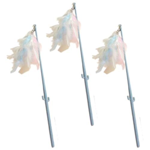 MagiDeal Katzenfederspielzeug, Katzenstabspielzeug, Katzenangel, 38 cm, interaktives Katzenspielzeug für Hauskatzen, Kätzchen, Training, Spielübungen, Jagd, Blauer Kaktus MagiDeal Katzenfederspielzeug, Katzenstabspielzeug, Katzenangel, 38 cm, interaktives Katzenspielzeug für Hauskatzen, Kätzchen, Training, Spielübungen, Jagd, Blauer Kaktus von MagiDeal