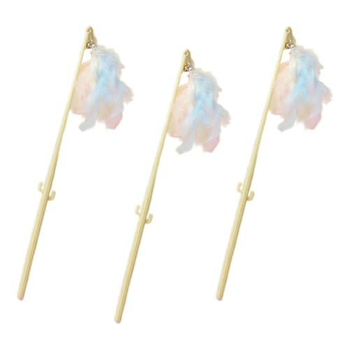 MagiDeal Katzenfederspielzeug, Katzenstabspielzeug, Katzenangel, 38 cm, interaktives Katzenspielzeug für Hauskatzen, Kätzchen, Training, Spielübungen, Jagd, gelber Kaktus MagiDeal Katzenfederspielzeug, Katzenstabspielzeug, Katzenangel, 38 cm, interaktives Katzenspielzeug für Hauskatzen, Kätzchen, Training, Spielübungen, Jagd, gelber Kaktus von MagiDeal