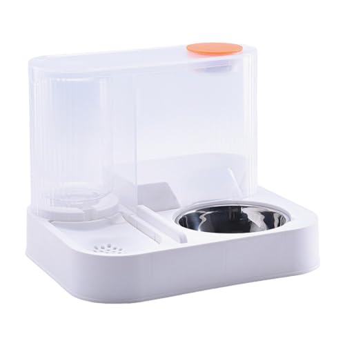 MagiDeal Katzenfutter- und Wasserspender, Hundefutter- und Wasserspender, Katzenfutter- und Wassernapf, Haustier-Futterstation, Schwerkraft für Hunde und, mit Stahlschüssel MagiDeal Katzenfutter- und Wasserspender, Hundefutter- und Wasserspender, Katzenfutter- und Wassernapf, Haustier-Futterstation, Schwerkraft für Hunde und, mit Stahlschüssel von MagiDeal