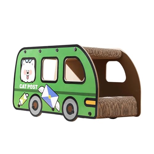 MagiDeal Katzenhaus-Kratzbrett, LKW, Cartoon-Kratzbrett, Katzenkratzbrett, Katzenkratzbrett, Katzenkratzbox für Kätzchen, Kätzchen, Bus MagiDeal Katzenhaus-Kratzbrett, LKW, Cartoon-Kratzbrett, Katzenkratzbrett, Katzenkratzbrett, Katzenkratzbox für Kätzchen, Kätzchen, Bus von MagiDeal