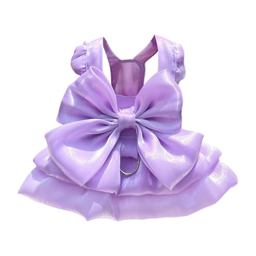 MagiDeal Katzenhundekleid Hunde Kleidung Outfit Party Kleidung stilvoller Haustier liefert Sommer atmungsaktiv, XL von MagiDeal