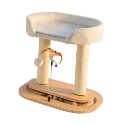 MagiDeal Katzenkratzbaum Katzenbaumspielzeug Doppelebenen für Hauskatzen Katzenklettergerüst mit Ball Modernes Katzenhaus Katzenkratzbaum MagiDeal Katzenkratzbaum Katzenbaumspielzeug Doppelebenen für Hauskatzen Katzenklettergerüst mit Ball Modernes Katzenhaus Katzenkratzbaum von MagiDeal