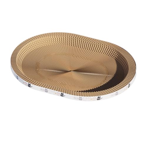 MagiDeal Katzenkratzbrett, Kartonbett, Loungebett aus Karton, Übung, Spielen, Schlafen, Kratzbrett, Sofa, Katzenkratzbrett für Kätzchen, Oval L MagiDeal Katzenkratzbrett, Kartonbett, Loungebett aus Karton, Übung, Spielen, Schlafen, Kratzbrett, Sofa, Katzenkratzbrett für Kätzchen, Oval L von MagiDeal