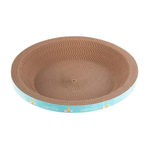 MagiDeal Katzenkratzbrett, Kratzbrett aus Wellpappe mit Schleifklauen, Kratzbrett für Haustiere, Katzenkratzbrett, Heimtierbedarf, Ruheplatz, Spielen, Rund Extragroß MagiDeal Katzenkratzbrett, Kratzbrett aus Wellpappe mit Schleifklauen, Kratzbrett für Haustiere, Katzenkratzbrett, Heimtierbedarf, Ruheplatz, Spielen, Rund Extragroß von MagiDeal
