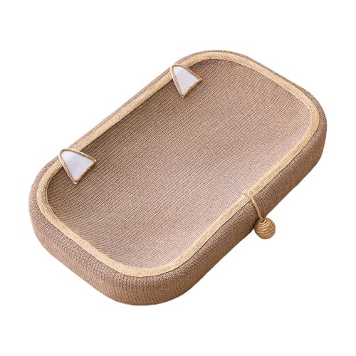 MagiDeal Katzenkratzbrett, Nestbecken, interaktives Spielzeug, Heimtierbedarf mit Ball, Kratzbrett, Kratzpad für Katzen, Schleifkrallentraining, 66cmx40cmx9cm von MagiDeal