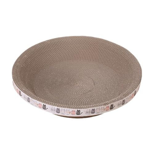 MagiDeal Katzenkratzbrett aus Pappe, Katzennest für kleine, mittelgroße und große Katzen, Kratzbrett, Katzenkratzschale, Spielzeug zum Schutz von Möbeln, L MagiDeal Katzenkratzbrett aus Pappe, Katzennest für kleine, mittelgroße und große Katzen, Kratzbrett, Katzenkratzschale, Spielzeug zum Schutz von Möbeln, L von MagiDeal
