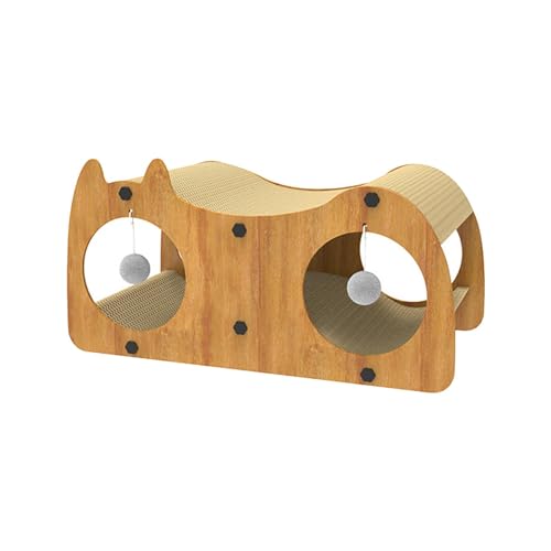MagiDeal Katzenkratzer, Loungebett, Katzenversteck, Höhle mit Ball, Spielzeug, Möbelschutz, Katzenkratzhaus, Kratzunterlage für Kitty MagiDeal Katzenkratzer, Loungebett, Katzenversteck, Höhle mit Ball, Spielzeug, Möbelschutz, Katzenkratzhaus, Kratzunterlage für Kitty von MagiDeal