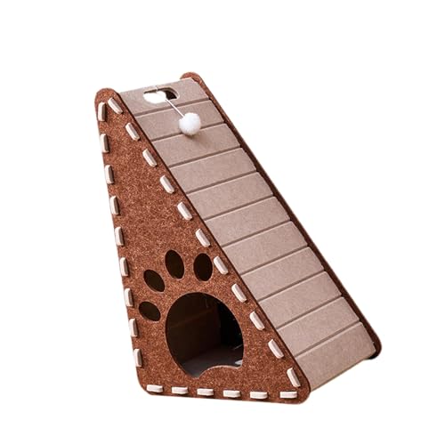 MagiDeal Katzenkratzer Kratzermatte Kätzchen Spielzeug Haustierzubehör stehende Kratzerplatten Möbelschutz für Katzen Mahlen Klaue, Braun von MagiDeal