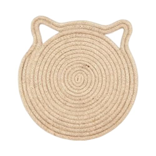 MagiDeal Katzenkratzmatte, Kratzbrett, Möbelschutz, Spielwand, rund, für Innenräume, Katzen, Zuhause, Kätzchen mit Ball, interaktives Spielzeug, S von MagiDeal