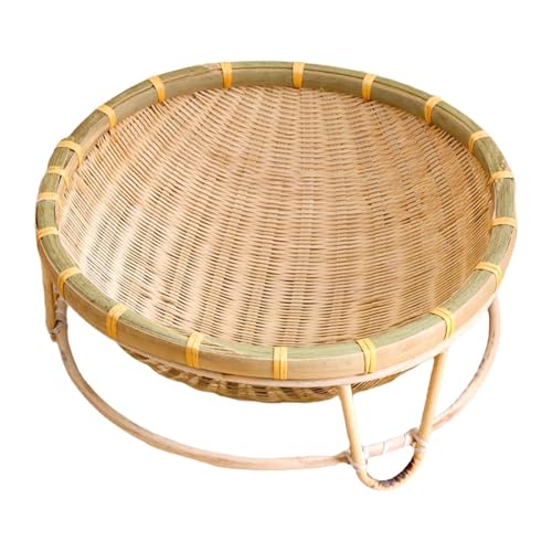 MagiDeal Katzennest aus Bambus, gewebt, für alle Jahreszeiten, handgefertigt, für Futter, Obst und Gemüse, Korb, Haustierhaus, Nest für kleine und mittelgroße, 40CM MagiDeal Katzennest aus Bambus, gewebt, für alle Jahreszeiten, handgefertigt, für Futter, Obst und Gemüse, Korb, Haustierhaus, Nest für kleine und mittelgroße, 40CM von MagiDeal