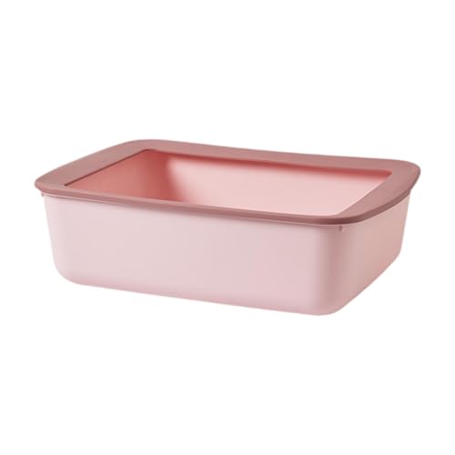 MagiDeal Katzensandkasten, tragbare Katzentoilette, leicht zu reinigende Katzentoilette, Katzenstreubehälter für alle Arten von Katzenstreu, Rosa MagiDeal Katzensandkasten, tragbare Katzentoilette, leicht zu reinigende Katzentoilette, Katzenstreubehälter für alle Arten von Katzenstreu, Rosa von MagiDeal