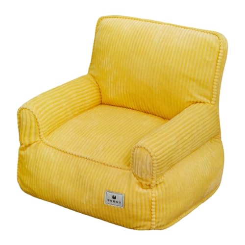 MagiDeal Katzensofa, Welpenschlafbett, maschinenwaschbar, leicht zu reinigen, für alle Jahreszeiten geeignet, weich, 47 x 47 x 49 cm, langlebiges Katzensofa, Gelb MagiDeal Katzensofa, Welpenschlafbett, maschinenwaschbar, leicht zu reinigen, für alle Jahreszeiten geeignet, weich, 47 x 47 x 49 cm, langlebiges Katzensofa, Gelb von MagiDeal