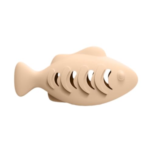 MagiDeal Katzenspielzeug, Futterspender, Futterspender, Kauspielzeug für Katzen aus, Fischform für spielerische Ablenkung, Katzenspielzeug, Beige MagiDeal Katzenspielzeug, Futterspender, Futterspender, Kauspielzeug für Katzen aus, Fischform für spielerische Ablenkung, Katzenspielzeug, Beige von MagiDeal