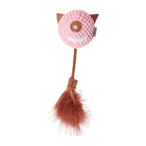 MagiDeal Katzenspielzeug mit Katzenminze, interaktives Katzenspielzeug gegen Langeweile mit Glöckchen, süßes Katzenfederspielzeug, Katzenspielzeug zum Kauen, ROSA MagiDeal Katzenspielzeug mit Katzenminze, interaktives Katzenspielzeug gegen Langeweile mit Glöckchen, süßes Katzenfederspielzeug, Katzenspielzeug zum Kauen, ROSA von MagiDeal