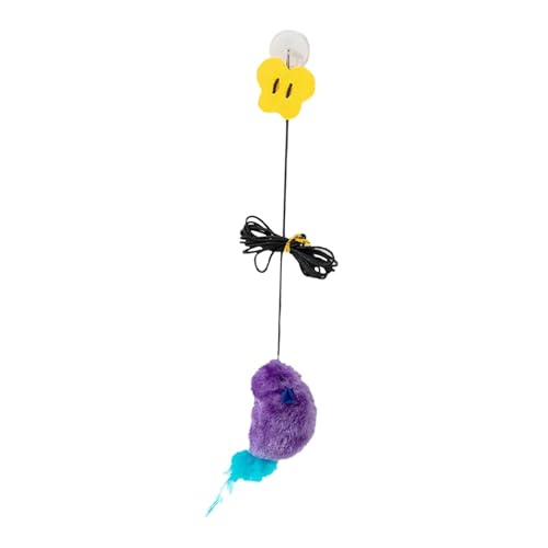 MagiDeal Katzenspielzeug zum Aufhängen an der Tür, Katzenspielzeug, Türrahmen aus weichem Plüsch mit Sound, für Hauskatzen, Kätzchen, Jagen, violett MagiDeal Katzenspielzeug zum Aufhängen an der Tür, Katzenspielzeug, Türrahmen aus weichem Plüsch mit Sound, für Hauskatzen, Kätzchen, Jagen, violett von MagiDeal