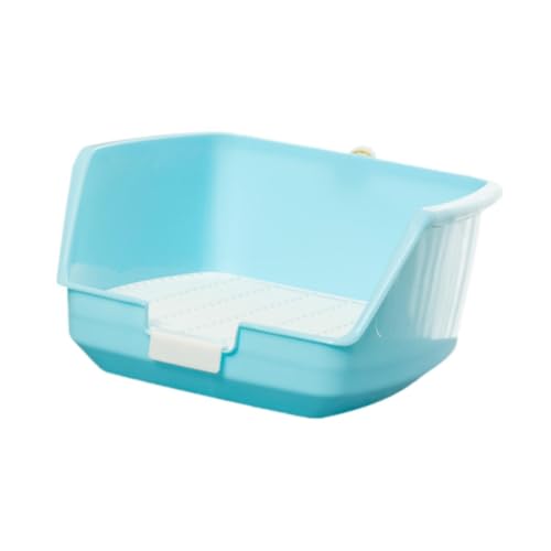 MagiDeal Katzentoilette, Katzentoilette für Kleintiere, erhöhter Zaun, Spritzschutz, Bettpfanne, Ecktoilette, Haustiertoilette, BLAU MagiDeal Katzentoilette, Katzentoilette für Kleintiere, erhöhter Zaun, Spritzschutz, Bettpfanne, Ecktoilette, Haustiertoilette, BLAU von MagiDeal