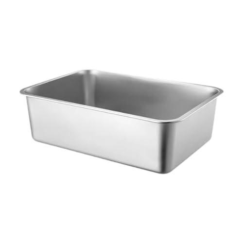 MagiDeal Katzentoilette, Katzentoilette mit hohen Seitenwänden, tragbare Katzentoilette mit Spritzschutz für den Innenbereich, Katzensandkasten MagiDeal Katzentoilette, Katzentoilette mit hohen Seitenwänden, tragbare Katzentoilette mit Spritzschutz für den Innenbereich, Katzensandkasten von MagiDeal