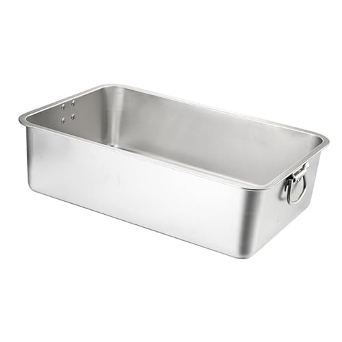 MagiDeal Katzentoilette aus Metall, Katzentoilette mit Spritzschutz, Katzentoilette mit hohen Seitenwänden, Katzensandkasten, offene Oberseite, Katzentoilette, 50cmx35cmx7cm MagiDeal Katzentoilette aus Metall, Katzentoilette mit Spritzschutz, Katzentoilette mit hohen Seitenwänden, Katzensandkasten, offene Oberseite, Katzentoilette, 50cmx35cmx7cm von MagiDeal