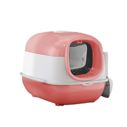 MagiDeal Katzentoilette mit Haube, geschlossene Katzentoilette, Spritzschutz, leicht zu reinigen, wiederverwendbarer Sandkasten, große Katzentoilette, ROSA MagiDeal Katzentoilette mit Haube, geschlossene Katzentoilette, Spritzschutz, leicht zu reinigen, wiederverwendbarer Sandkasten, große Katzentoilette, ROSA von MagiDeal