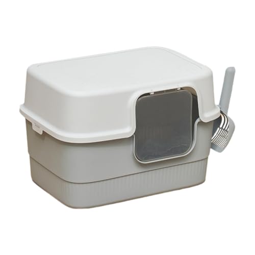 MagiDeal Katzentoilette mit Haube und Deckel, Katzentoilette, abnehmbar, Haustierbedarf für Hauskatzen, tragbare Katzentoilette, Katzentoilette MagiDeal Katzentoilette mit Haube und Deckel, Katzentoilette, abnehmbar, Haustierbedarf für Hauskatzen, tragbare Katzentoilette, Katzentoilette von MagiDeal