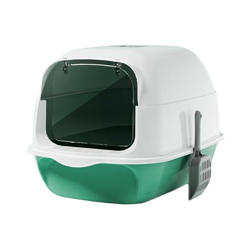 MagiDeal Katzentoilette mit Kapuze und Deckel, große Katzentoilette, Haustiertoilette, langlebige, abnehmbare Katzentoilette, Haustiertoilette mit Deckel, GRÜN MagiDeal Katzentoilette mit Kapuze und Deckel, große Katzentoilette, Haustiertoilette, langlebige, abnehmbare Katzentoilette, Haustiertoilette mit Deckel, GRÜN von MagiDeal