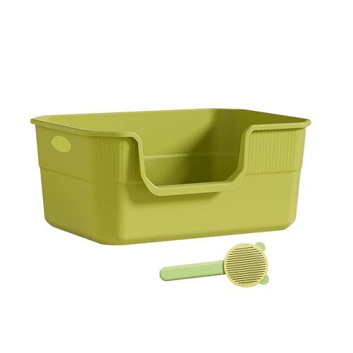 MagiDeal Katzentoilette mit offener Oberseite, Bettpfanne mit großem Platz, Gehege-Design, Heimtierbedarf, Sieb-Toilette, Kätzchentoilette für Hauskatzen, Grün MagiDeal Katzentoilette mit offener Oberseite, Bettpfanne mit großem Platz, Gehege-Design, Heimtierbedarf, Sieb-Toilette, Kätzchentoilette für Hauskatzen, Grün von MagiDeal