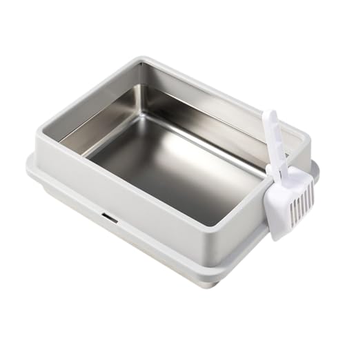 MagiDeal Katzentoilette mit offener Oberseite, Katzentoilette mit offener Oberseite, leicht zu bewegen, Bettpfanne für Haustiere, Katzentoilette für Hauskatzen MagiDeal Katzentoilette mit offener Oberseite, Katzentoilette mit offener Oberseite, leicht zu bewegen, Bettpfanne für Haustiere, Katzentoilette für Hauskatzen von MagiDeal