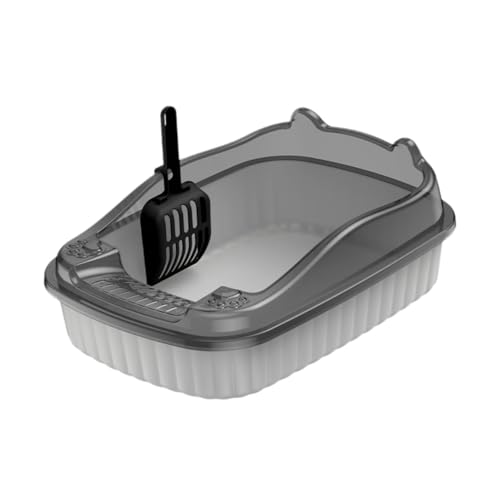 MagiDeal Katzentoiletten, Katzentoilette, halbgeschlossene Katzensandbox, spritzwassergeschützter Behälter mit Öffnung Oben für Welpen, große Tiere, Kaninchen, Grau MagiDeal Katzentoiletten, Katzentoilette, halbgeschlossene Katzensandbox, spritzwassergeschützter Behälter mit Öffnung Oben für Welpen, große Tiere, Kaninchen, Grau von MagiDeal