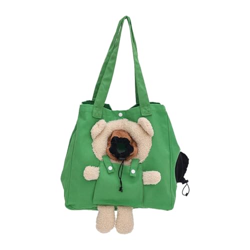 MagiDeal Katzentragetasche, Umhängetasche, Reisetasche für Welpen, Welpenträger, atmungsaktive Katzentragetasche, Katzen-Canvas-Handtasche für Reisen im Freien, GrÜn MagiDeal Katzentragetasche, Umhängetasche, Reisetasche für Welpen, Welpenträger, atmungsaktive Katzentragetasche, Katzen-Canvas-Handtasche für Reisen im Freien, GrÜn von MagiDeal