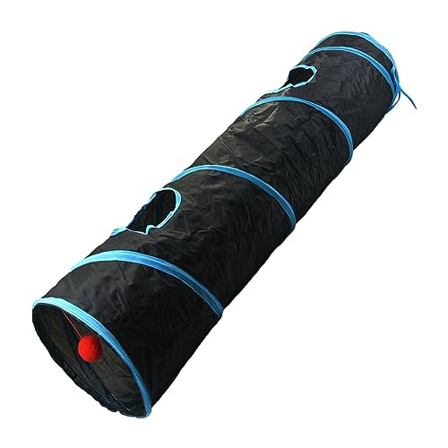 MagiDeal Katzentunnel, 2-Wege-Tunnel für Hauskatzen, zusammenklappbarer Spieltunnel, interaktives Spielzeug-Katzenhaus mit 1 Spielball für Katzen, Welpen, MagiDeal Katzentunnel, 2-Wege-Tunnel für Hauskatzen, zusammenklappbarer Spieltunnel, interaktives Spielzeug-Katzenhaus mit 1 Spielball für Katzen, Welpen, von MagiDeal