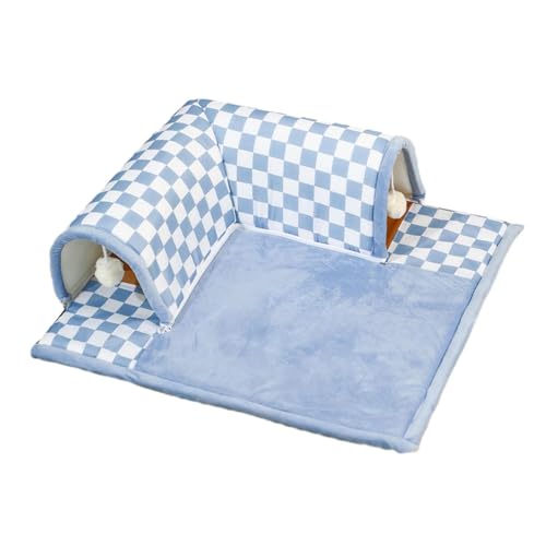 MagiDeal Katzentunnel, Röhrenspielzeug, Spielcenter mit Spielballspielzeug, Spielplatz, Ruheversteck, interaktives Spielzeug für Hauskatzen, Hamster, Hase, L blau MagiDeal Katzentunnel, Röhrenspielzeug, Spielcenter mit Spielballspielzeug, Spielplatz, Ruheversteck, interaktives Spielzeug für Hauskatzen, Hamster, Hase, L blau von MagiDeal