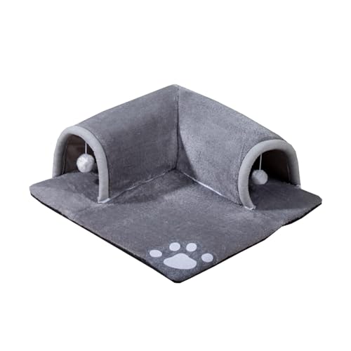 MagiDeal Katzentunnel-Spielzeug, Katzentunnel für Hauskatzen, faltbar, mit Ball, Spielzelt, Training für Katzen, Durchgang für Kätzchen, interaktives Spielzeug, klein MagiDeal Katzentunnel-Spielzeug, Katzentunnel für Hauskatzen, faltbar, mit Ball, Spielzelt, Training für Katzen, Durchgang für Kätzchen, interaktives Spielzeug, klein von MagiDeal