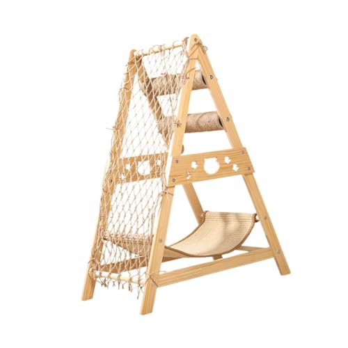 MagiDeal Katzenturm mit Hängematte, baumelndem Ball, Eigentumswohnung, Möbelschutz, Katzenbaum, Katzenklettergerüst für der Kletterinteraktion MagiDeal Katzenturm mit Hängematte, baumelndem Ball, Eigentumswohnung, Möbelschutz, Katzenbaum, Katzenklettergerüst für der Kletterinteraktion von MagiDeal