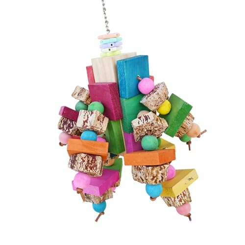MagiDeal Kauspielzeug für Vögel, zum Aufhängen von Papageienkäfigen, Spielzeug mit Haken zum Aufhängen, buntes Kauspielzeug für Vögel, Papageienspielzeug für MagiDeal Kauspielzeug für Vögel, zum Aufhängen von Papageienkäfigen, Spielzeug mit Haken zum Aufhängen, buntes Kauspielzeug für Vögel, Papageienspielzeug für von MagiDeal