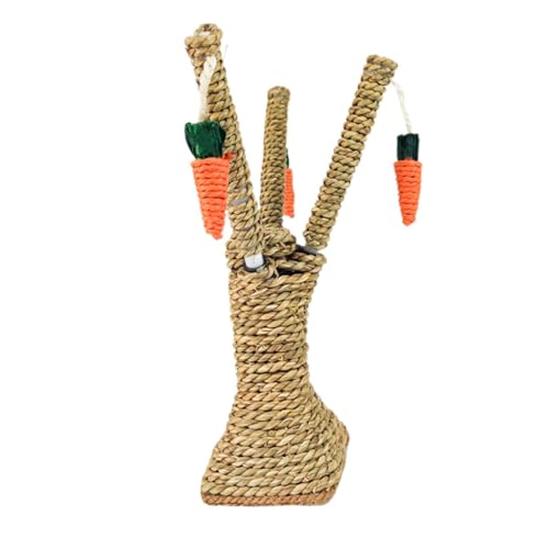 MagiDeal Kauspielzeug für mit hängendem Rettich, zum Spielen, zum Schützen von Möbeln, Kletterbaum für kleine Haustiere, Kratzbaum für Rennmäuse, Quadratische Basis MagiDeal Kauspielzeug für mit hängendem Rettich, zum Spielen, zum Schützen von Möbeln, Kletterbaum für kleine Haustiere, Kratzbaum für Rennmäuse, Quadratische Basis von MagiDeal