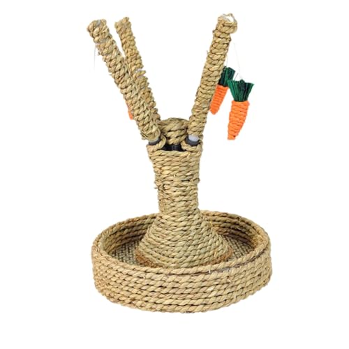 MagiDeal Kauspielzeug für mit hängendem Rettich, zum Spielen, zum Schützen von Möbeln, Kletterbaum für kleine Haustiere, Kratzbaum für Rennmäuse, Runder Sockel MagiDeal Kauspielzeug für mit hängendem Rettich, zum Spielen, zum Schützen von Möbeln, Kletterbaum für kleine Haustiere, Kratzbaum für Rennmäuse, Runder Sockel von MagiDeal