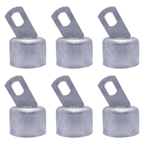MagiDeal Kettenverbindungszaun Rail End Cap Top Rail End Multi -Use Easy Installation Sport Field Zaun Connector Fixing für Sportfelder, Silber von MagiDeal
