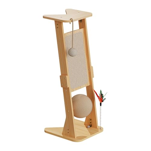 MagiDeal Kratzbaum für Katzen, Kratzunterlage aus Pappe, vertikaler, verschleißfester Tierbedarf, Katzenmöbel zur Vermeidung von Möbelschäden, 26cmx28cmx70cm MagiDeal Kratzbaum für Katzen, Kratzunterlage aus Pappe, vertikaler, verschleißfester Tierbedarf, Katzenmöbel zur Vermeidung von Möbelschäden, 26cmx28cmx70cm von MagiDeal