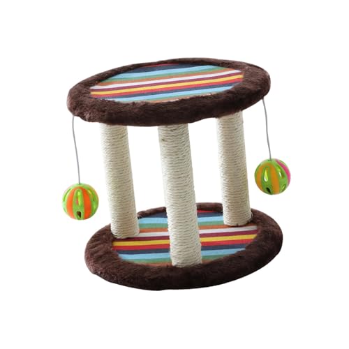MagiDeal Kratzbaum für Katzen mit Teppichboden, Möbel, Kratzschutz, Sisal-Kratzbaum, Kratzbaum für Katzen, Katzenzubehör, braun MagiDeal Kratzbaum für Katzen mit Teppichboden, Möbel, Kratzschutz, Sisal-Kratzbaum, Kratzbaum für Katzen, Katzenzubehör, braun von MagiDeal