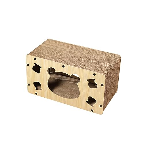 MagiDeal Kratzbox für Katzen, Lounge-Kratzbrett, recycelbares Material, Wellpappe, Zubehör, Möbelschutz zum Ausruhen oder Trainieren, Bär 50x28x30cm MagiDeal Kratzbox für Katzen, Lounge-Kratzbrett, recycelbares Material, Wellpappe, Zubehör, Möbelschutz zum Ausruhen oder Trainieren, Bär 50x28x30cm von MagiDeal