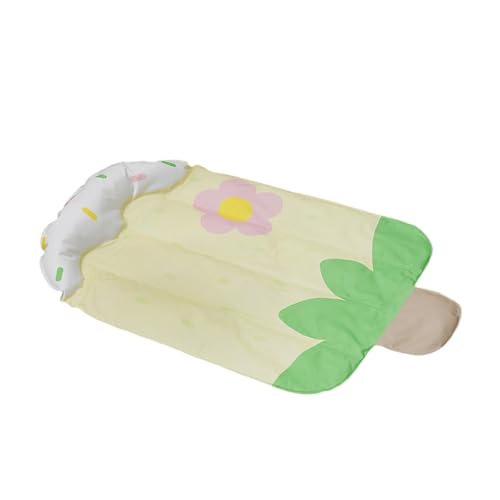 MagiDeal Kühlende Gelmatte für Haustiere, Bett, leicht zu reinigen, waschbar, tragbares Kühlkissen für Hunde, Sommerkissen für drinnen und draußen, alle Arten, Gelb MagiDeal Kühlende Gelmatte für Haustiere, Bett, leicht zu reinigen, waschbar, tragbares Kühlkissen für Hunde, Sommerkissen für drinnen und draußen, alle Arten, Gelb von MagiDeal