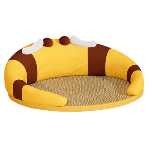 MagiDeal Kühlkissen für Haustiere für den Sommer, atmungsaktives, tragbares Katzenbett, Kühlkissen, süßes, rutschfestes Katzensofa, Katzen-/Hundekissen für, Biene MagiDeal Kühlkissen für Haustiere für den Sommer, atmungsaktives, tragbares Katzenbett, Kühlkissen, süßes, rutschfestes Katzensofa, Katzen-/Hundekissen für, Biene von MagiDeal
