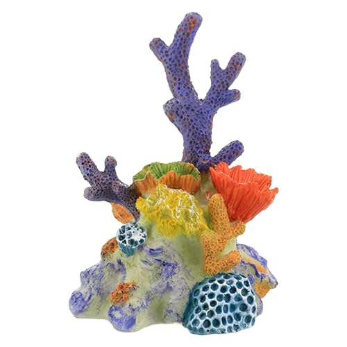 MagiDeal Künstliche Korallenfigur, Skulptur, Aquarium, Landschaftszubehör, Mehrzweck-Gartendekoration, Aquarium-Dekoration, Mehrfarbig, Größe M von MagiDeal
