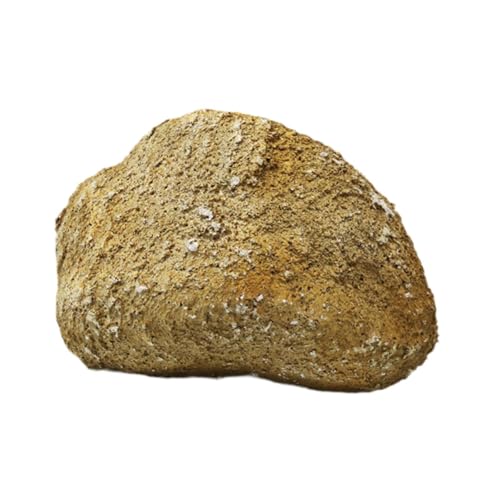 MagiDeal Landschaftsfelsen-Kunststein-Ornament, dekorativer realistischer Kunstfelsen-Kunststein für die Landschaftsgestaltung, Hofdekoration, Gelb von MagiDeal