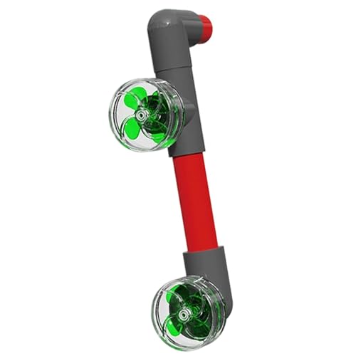 MagiDeal Lüfter des Aquarium -Wasserauslasss mit Rohrbeschlägen, rotierende Lüfter -Outlet -Zubehör, Multifunktion für Fischtankersatz, Grüner Lüfter, 20 Mm von MagiDeal