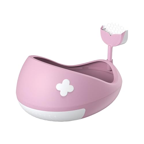MagiDeal Offene Katzentoilette, Anti-Spritzschutz, Stabiler Katzensandkasten, Katzenbettpfanne, Katzentoilette mit Schaufel für Heimtierbedarf und Kätzchen, Rosa MagiDeal Offene Katzentoilette, Anti-Spritzschutz, Stabiler Katzensandkasten, Katzenbettpfanne, Katzentoilette mit Schaufel für Heimtierbedarf und Kätzchen, Rosa von MagiDeal