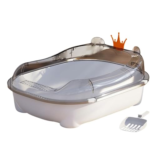 MagiDeal Offene Katzentoilette, Kätzchen-Töpfchen, Toilette, Katzen-Sandkasten, spritzwassergeschützt, große Bettpfanne, erhöhter Katzenstreubehälter, Weiß MagiDeal Offene Katzentoilette, Kätzchen-Töpfchen, Toilette, Katzen-Sandkasten, spritzwassergeschützt, große Bettpfanne, erhöhter Katzenstreubehälter, Weiß von MagiDeal