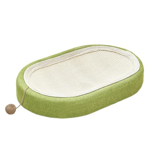 MagiDeal Ovales Katzenkratzbett, Sisal-Katzenkratzbrett, atmungsaktiver Haushaltslebensraum, Kratzunterlage für Hauskatzen zum Schlafen von Kätzchen, mit Sisalball MagiDeal Ovales Katzenkratzbett, Sisal-Katzenkratzbrett, atmungsaktiver Haushaltslebensraum, Kratzunterlage für Hauskatzen zum Schlafen von Kätzchen, mit Sisalball von MagiDeal
